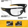 imageDewalt Dominator Safety Glasses Dpg94 Unisex Adult Non Slip Polarized Mirrored Rubber Full RimBlackYellow Frame W Clear Lens