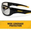 imageDewalt Dominator Safety Glasses Dpg94 Unisex Adult Non Slip Polarized Mirrored Rubber Full RimIndoorOutdoor Lens