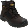 imageDEWALT Reynolds Mens Waterproof Leather Steel Toe Safety Work BootSeal Brown