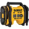 imageDEWALT Tire Inflator Portable Air Compressor 20V MAX Air Pump with Automatic Shut Off LED Light Tool Only DCC020IB