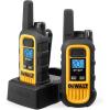 imageDEWALT Walkie Talkies Long Range FRS 2 Way Radio Waterproof ampamp Rechargeable  1 Watt DXFRS300 2 Pack DXFRS3001 Watt
