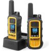 imageDEWALT Walkie Talkies Long Range FRS 2 Way Radio Waterproof ampamp Rechargeable  1 Watt DXFRS300 2 Pack DXFRS3002 Watt