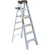 imageDeWalt DXL201004 4Feet Aluminum Stepladder Type IA with 300Pound Duty Rating 4FeetSilver6 feet
