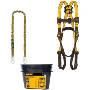 imageDEWALT Fall Protection KitD1000 Harness  5 Point Adjustment With Passthru Chest and Tongue Buckle Legs
