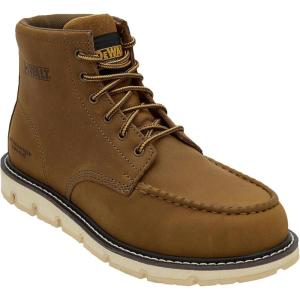 imageDEWALT Forge Moc Toe FLEX Outsole Leather Steel Toe Safety Work Boots For MenTan
