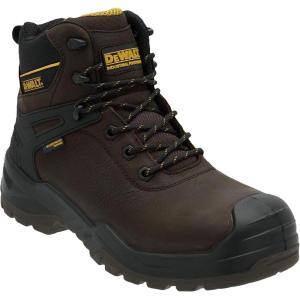 imageDEWALT Hayes Mens Waterproof Leather Steel Toe Safety Work BootSeal Brown