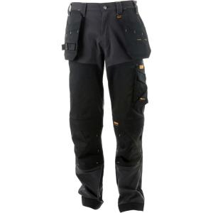 imageDEWALT Memphis Mens ProStretch Regular Fit Holster Pocket Utility Cargo Work PantsGreyBlack