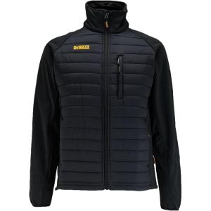 imageDEWALT Mens Hybrid Lightweight Water Resistant Insulated Work JacketBlack