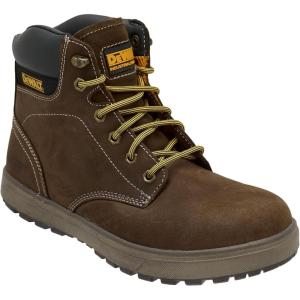 imageDEWALT Plasma Mens Leather Steel Toe Industrial ampamp Construction Safety Work Boot Palm Brown 95 WidePalm Brown