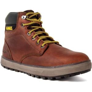 imageDEWALT Plasma Mens Leather Steel Toe Industrial ampamp Construction Safety Work Boot Palm Brown 95 WideWalnut Pitstop