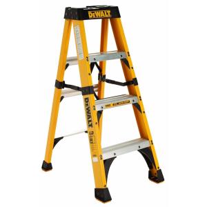 imageDeWalt 10Foot Fiberglass Step Ladder 375Pound Load Capacity Type IAA DXL3410104 feet