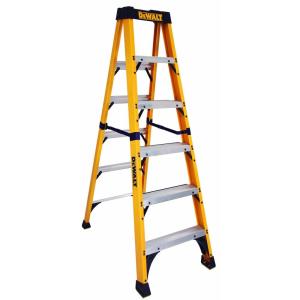 imageDeWalt 10Foot Fiberglass Step Ladder 375Pound Load Capacity Type IAA DXL3410106 feet