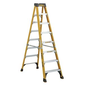imageDeWalt 6Foot Fiberglass Step Ladder 500Pound Load Capacity Type IAA DXL3810068 feet
