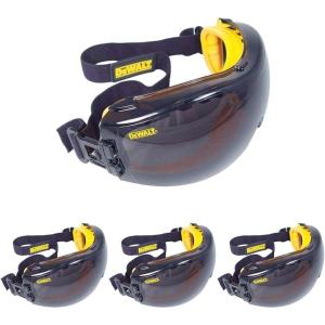 imageDewalt Concealer Clear Anti Fog Dual Mold Safety Goggle Dpg82 Unisex Adult Tinted Anti Fog Adjustable Polycarbonate Full RimMulti