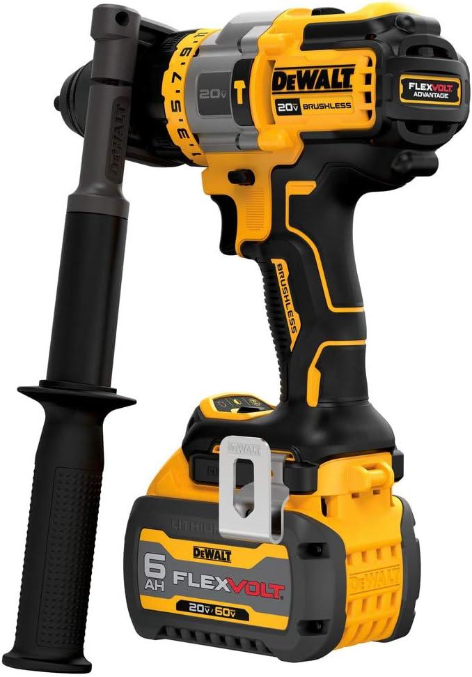 imageDEWALT FLEXVOLT ADVANTAGE 20V MAX Hammer Drill Cordless 12Inch DCD999T1