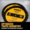 imageDEWALT 10inch Miter Saw BladeTable Saw Blade 2Pack 40T and 60T General Purpose Combo DWA110CMB10 Inches