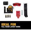 imageDEWALT 12V MAX Laser Level Cross Line Laser 2 x 360 Green DW0811LGRed