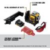imageDEWALT 12V MAX Laser Level Cross Line Laser 2 x 360 Green DW0811LGRed
