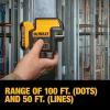 imageDEWALT 12V MAX Laser Level Cross Line Laser Red DW088LR12V Green