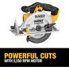 imageDEWALT 20V MAX 612Inch Circular Saw Kit with 50Ah Battery and Charger DCS391P1Circular Saw Kit Only