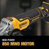 imageDEWALT 20V MAX Angle Grinder Tool Cordless 412 inch POWERSTACK Battery and Charger Included DCG413H1Kit with POWERSTACK Battery
