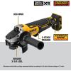 imageDEWALT 20V MAX Angle Grinder Tool Cordless Brushless 4 12 Inch with Paddle Switch and Kickback Brake Tool Only DCG413B
