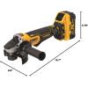 imageDEWALT 20V MAX Angle Grinder Tool Kit 412Inch Paddle Switch with Brake DCG413R2