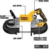 imageDEWALT 20V MAX Band Saw 5quot Cutting Capacity Integrated Hang Hooks Portable For Deep Cuts Bare Tool Only DCS374B