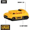 imageDEWALT 20V MAX Battery Compact 20Ah Double Pack DCB203220V battery