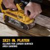 imageDEWALT 20V MAX Belt Sander Cordless Brushless Tool Only DCW220B