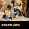 imageDEWALT 20V MAX Circular Saw 612Inch Blade 460 MWO Engine 050 Degree Bevel Capability Battery Not Included  Tool Only DCS391BYellow