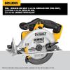 imageDEWALT 20V MAX Circular Saw 612Inch Blade 460 MWO Engine 050 Degree Bevel Capability Battery Not Included  Tool Only DCS391BYellow