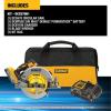 imageDEWALT 20V MAX Circular Saw Cordless 714 inch Battery and Charger Included DCS570H1