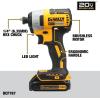 imageDEWALT 20V MAX Cordless Drill Impact Driver 2Tool Power Tool Combo Kit Brushless Power Tool Set with 2 Batteries and Charger Included DCK277D2
