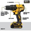 imageDEWALT 20V MAX Cordless Drill Impact Driver 2Tool Power Tool Combo Kit Brushless Power Tool Set with 2 Batteries and Charger Included DCK277D2
