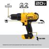 imageDEWALT 20V MAX Cordless Drill and Impact Driver Power Tool Combo Kit with 2 Batteries and Charger DCK240C2