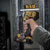 imageDEWALT 20V MAX Cordless Drill and Impact Driver Power Tool Combo Kit with 2 Batteries and Charger DCK240C2