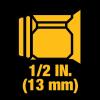 imageDEWALT 20V MAX Cordless Impact Wrench Kit 20V MAX 12quot Hog Ring With 4Mode Speed Includes Battery Charger and Kit Bag DCF900P1Impact Wrench Kit