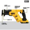 imageDEWALT 20V MAX Cordless Reciprocating Saw Kit Compact 2Amp Hour DCS387D1
