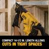 imageDEWALT 20V MAX Cordless Reciprocating Saw Kit Compact 2Amp Hour DCS387D1
