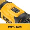 imageDEWALT 20V MAX Heat Gun Cordless Up to 990 Degrees 42 Minutes of Run Time LED Light Heatgun with Flat and Hook Nozzle AttachmentsTool Only DCE530BHeat Gun