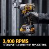 imageDEWALT 20V MAX Impact Driver Cordless 3Speed Battery and Charger Included DCF845D1E1