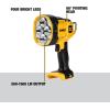 imageDEWALT 20V MAX LED Work Light Handheld Spotlight with 508 Yard Distance Pivoting Head 1500 Lumens Cordless Battery Not Included DCL043Spotlight