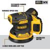 imageDEWALT 20V MAX Orbital Sander Cordless 5Inch Sander Tool 2Ah 800012000 OPM Variable Speed Dial Storage Bag Battery and Charger Included DCW210D1