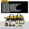 imageDEWALT 20V MAX Power Tool Combo Kit 9Tool Cordless Power Tool Set with 2 Batteries and Charger DCK940D2