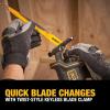imageDEWALT 20V MAX Reciprocating Saw Cordless 2Finger Variable Trigger Keyless Blade Clamp Tool Only DCS382B