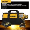 imageDEWALT 20V MAX XR 12 Inch Cordless Impact Wrench Kit with Hog Ring Anvil Battery and Charger Included DCF961GP1Kit with Battery