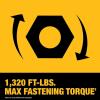 imageDEWALT 20V MAX XR 12 Inch Cordless Impact Wrench Kit with Hog Ring Anvil Battery and Charger Included DCF961GP1Kit with Battery