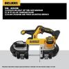 imageDEWALT 20V MAX XR Bandsaw Brushless Motor Portable and Cordless 338 Inch Cut Capacity 5Ah Battery and Charger Included DCS378P1Bare Tool Only