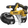 imageDEWALT 20V MAX XR Bandsaw Brushless Motor Portable and Cordless 338 Inch Cut Capacity 5Ah Battery and Charger Included DCS378P1Bare Tool Only